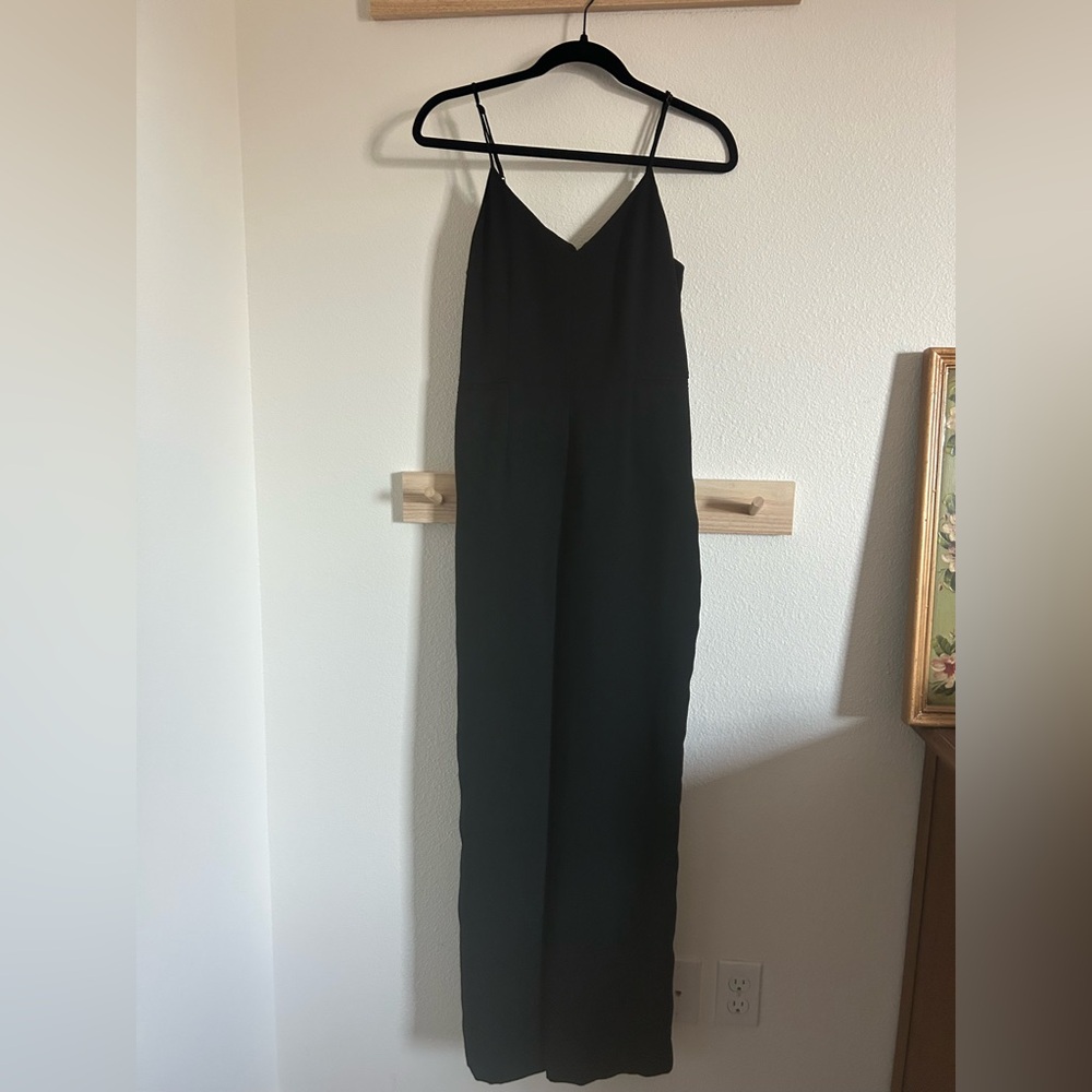 Anthropologie Essentials Black Trouser Jumpsuit